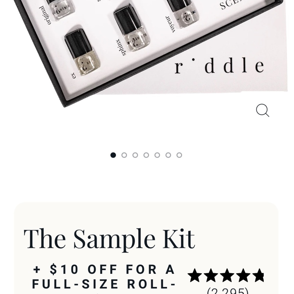Riddle R'ddle Oil Sample Set New - Picture 10 of 11